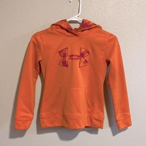 Under Armour orange hoodie
